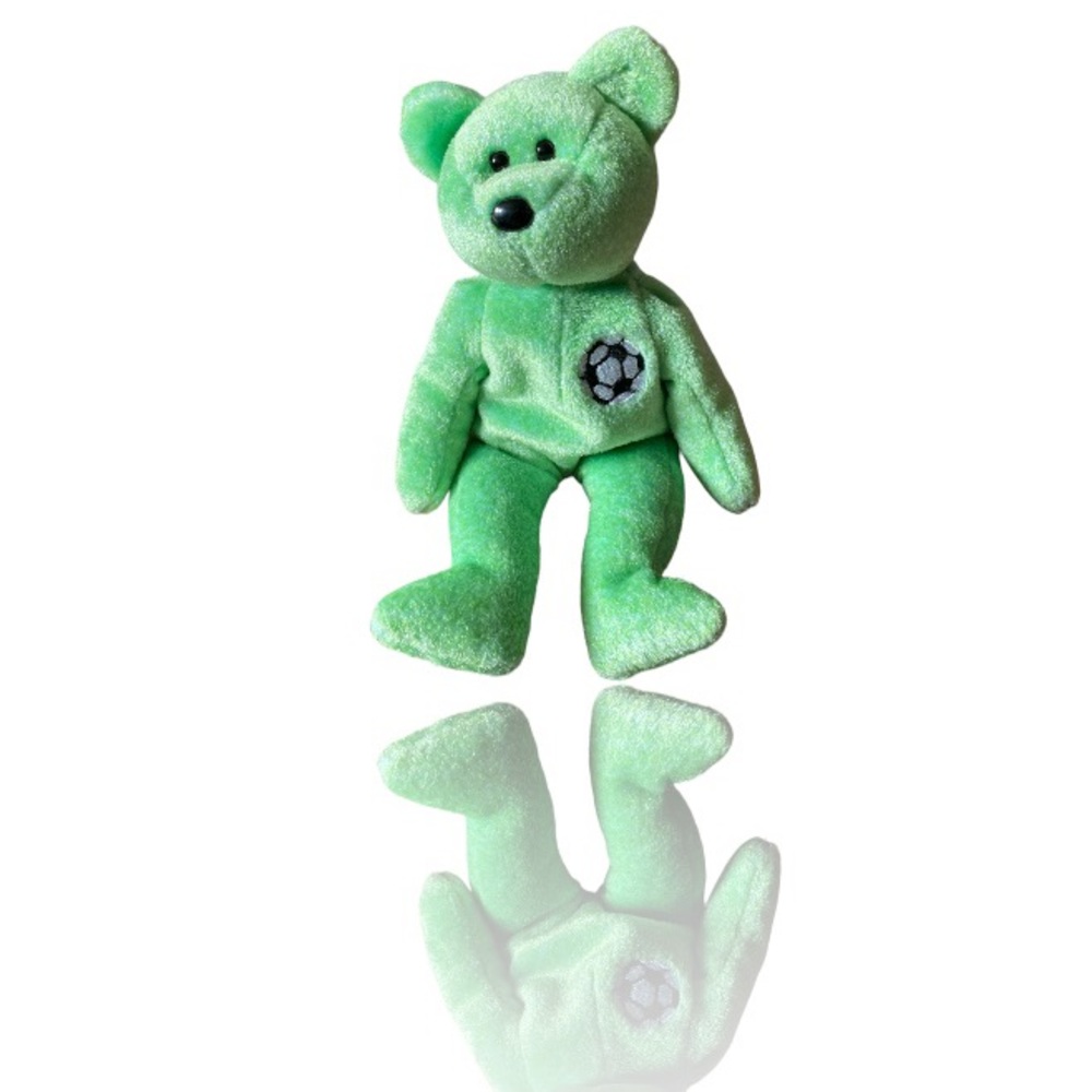RARE!!! Ty Beanie Baby - Kicks - The Soccer Bear